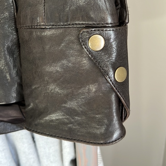 EUC Banana Republic Leather Aviator Jacket - Picture 10 of 11